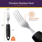 Adaptive Utensils For Elderly  Arthritis  Parkinsons   Handicapped  Non-weighted