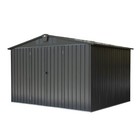 Domi Storage Shed 10 x 8  Metal Shed For Backyard garden lawn w lockable Door