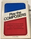 The Great Composers Musical Card Game Complete Dabco 1976 Vintage