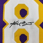 Facsimile Autographed Kobe Bryant  8 Los Angeles La Purple Jersey Size Xl