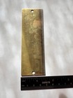 Vintage 1950   s Nameplate Builders Badge Crystal Cream   Butter Sacramento Calif