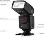 Powerextra Professional Df-400 Speedlite Camera Flash For Canon Nikon Pentax