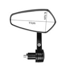 Pair Of 7 8  Motorcycle Handle Bar End Mirrors Universal Racer Motorbike