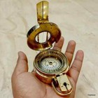 Military Nautical Compass Brass Vintage Wwii Military Pocket Compass Gift Item