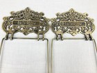 Toilet Paper Roll Holders Cast Iron Bathroom Wall Fixture Antique Style New Read
