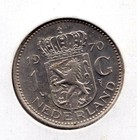 1970 Netherlands 1 Gulden  1918 
