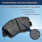 Pack Of 2 Semi-metallic Front Rear Disc Brake Pad Set For Mercedes
