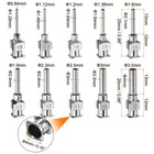 20pcs 8-18g Stainless Steel Dispensing Needle  1 2  Glue Needle Tube Blunt Tip