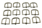 Horse Tack Set Of 12 North  judd 7 8  Nickel On Brass Belt Buckles Usa