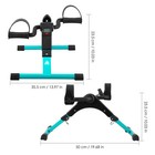 Mini Exercise Bike Folding Under Desk Fitness Cycle Arm leg Stepper Lcd Display