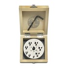 Precision Disc Cutter 8 Punches Holy Cross Shape  8 Sizes  fancy Wooden Box 