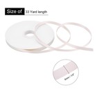1 4  33 Yard Double Faced Solid Satin Ribbon Polyester Fabric Pale Pink