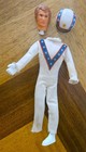 Vintage 1970s Ideal 7  Evel Knievel Action Figure W  Helmet For Parts Or Restore
