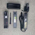 Motorola S5872a Handheld Brick Cell Phone With Battery  Charger   Car Adapter