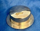 F b  Rogers Silver Plate Butter Curler Press Vintage 3-piece Set  Italy Made