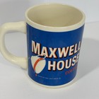 Vintage Maxwell House Coffee Mug Blue Good To The Last Drop Made In Usa