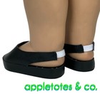 18 Inch Doll Shoe Pattern   Slingback Shoes Fits 18  Dolls Such As American Girl
