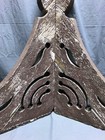Pair Thin Antique Large Wood Corbels Shabby Chic Gingerbread Vtg Old 1896-22b