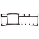 Dash Gauge Trim Panel Bezel For Kenworth W900 T800 T660 T700 Woodgrain Chrome