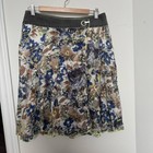 Vintage Goth Floral Print Women s Skirt Skulls Punk Steampunk Shabby Chic 28