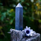 2025newfind Home Decor Shungite Tower Point Healing Crystal Reiki Gift