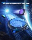Ufo Cooling Fan For Xbox Series X With 11 Rgb Lights  Auto System    