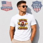 Jingle Beers Graphic T-shirt Funny Christmas Drinking Santa Design