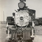 Vintage Steam Locomotives 346   20 Railroad Yard Photo 4x5 B w Gelatin Original