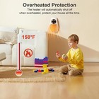 Upgrade Smart Plug In Wall Space Heater 450w Programmable Portable Electric Smal