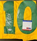 Pele Signed Autographed Brazil Shirt Fanatics W  Psa dna Cert
