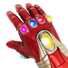 Iron Man Avengers Infinity War Costume Gauntlet Glove W removable Led Stone
