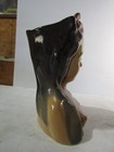 6 Inches Rare Pink Flowers Nude Polynesian Or Hawaiian Hula Dancer Head Vase