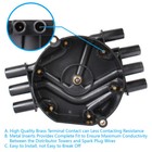 Distributor Cap And Rotor Kit For Chevrolet Blazer S10 Gmc 4 3l V6 Dr475 Dr331