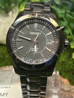 Vintage Men   s Seiko Kinetic Watch  Runs low Battery Mode  New Capacitor Included