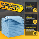Blue Microfiber Cleaning Cloth 150 Pack  12 5 X 12 5 Inch Microfiber Towels For 