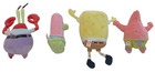 Sponge Bob Squarepants Plushies Lot 4 Ty Beanies Babies