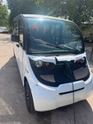 2019 White Polaris Gem E6 6 Seat Passenger Lsv Golf Cart W Lithium Battery Doors