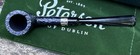 Peterson Speciality Sandblasted Nickel Mounted Dublin Fishtail Tobacco Pipe New