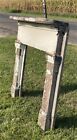Antique Fireplace Mantel Surround  50x47  Architectural Salvage Rustic  A168