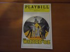 Wizard Of Oz Playbill   Ticket Stub 9-27-1998 Tampa Bay Performing Arts Center
