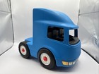 Vgt 90s Little Tikes 23  Semi Truck Ride On Blue Grey Tractor Trailer Big Rig Us