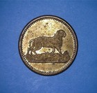 Rampant Bear And Pacing Lioness 18 Mm Size Double Pictorial Spiel -  69103370     