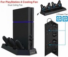 Playstation Ps4 Cooling Station Controller Stand Charger Fast Dual Charging Dock