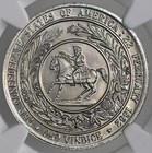 1947 50c Confederate Seal  csa  C  Smith So-called Half Dollar Ngc Ms68  Top Pop
