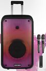 Singtronic Bt-0808pro Portable Bluetooth Karaoke Speaker Free  2 X Wireless Mics