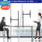 Single Monitor Stand Desk Mount  Extra Tall 39 Inch Fully Adjustable Stand Compu
