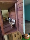 Large Dollhouse Partly  Finished Log Cabin