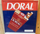 Vintage Doral Cigarettes Tobacco Metal Advertising Sign 27  X 17  -new Old Stock