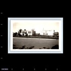 Old Vintage Photo Street Scene Houses Pair Of Women Duo Snapshot Photograph