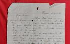 1863 Civil War Letter From Forest Plantation Natchez  Ms C s daniel Mortican